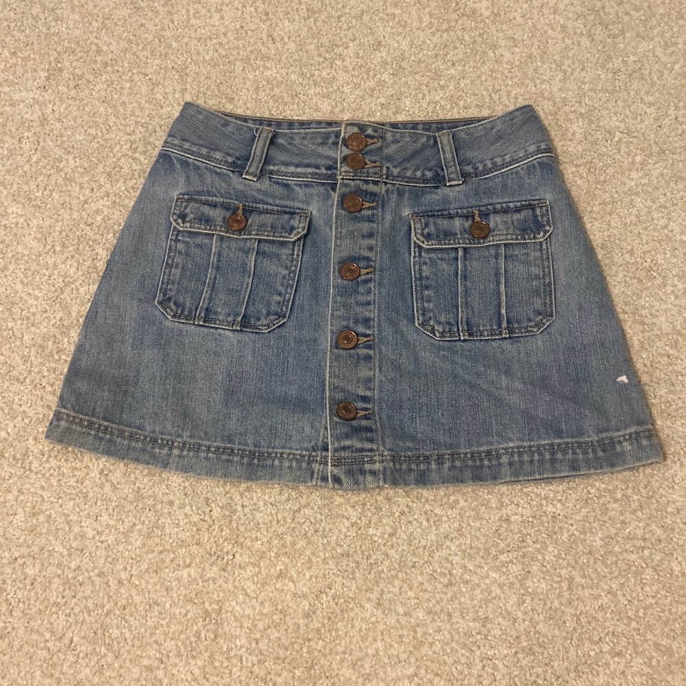 jean skirt